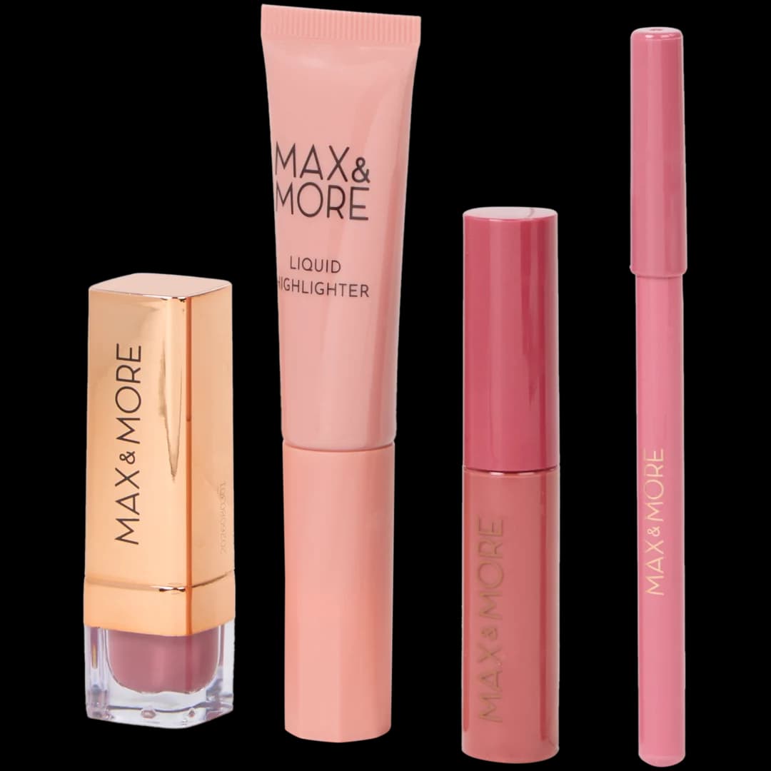 Max & More Komplet šminke za lice i usne 4 kom Akcija u trgovini Action
