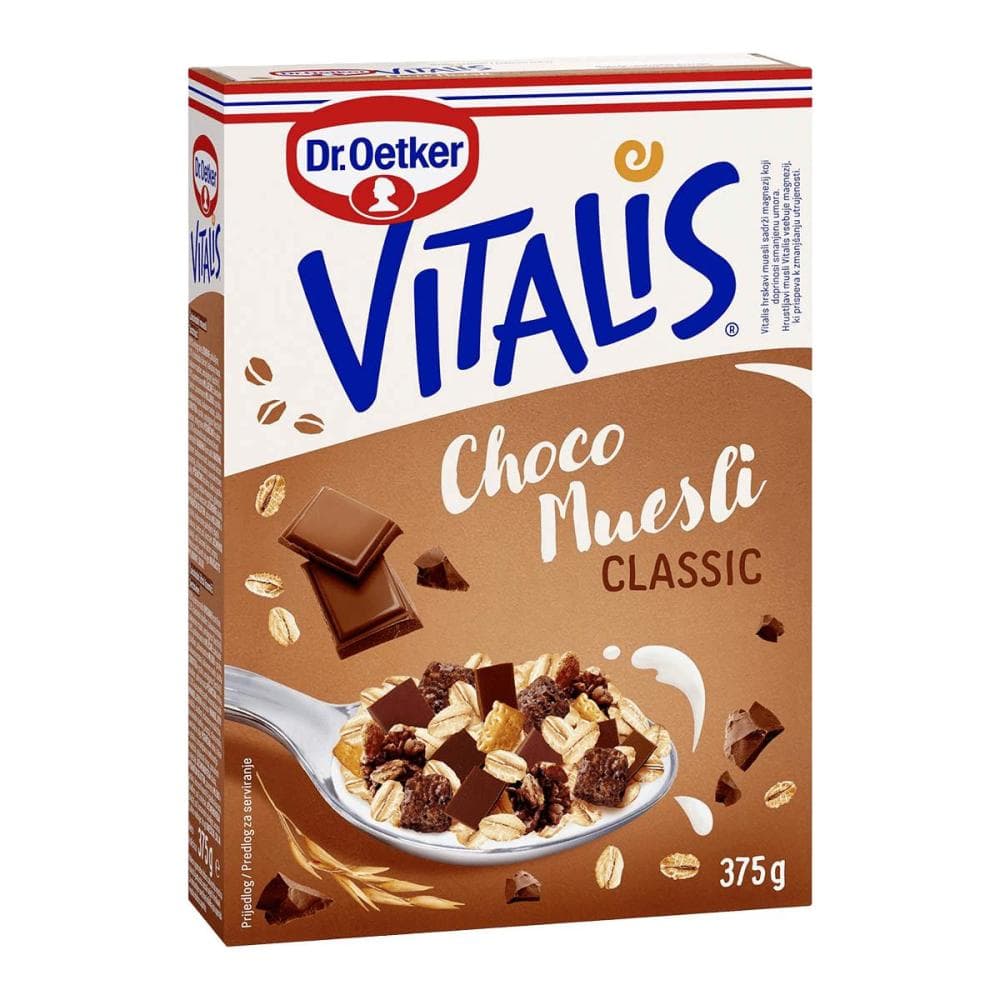 Vitalis čokoladni muesli 375 g Dr. Oetker Akcija u trgovini Metro