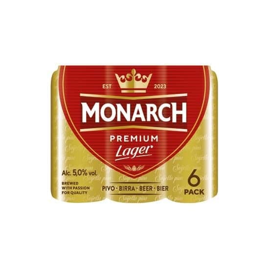 Monarch svijetlo pivo 6x 0,33 l Akcija u trgovini Plodine