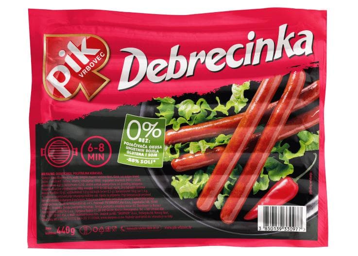 Pik Debrecinka kobasica 440 g Akcija u trgovini Djelo