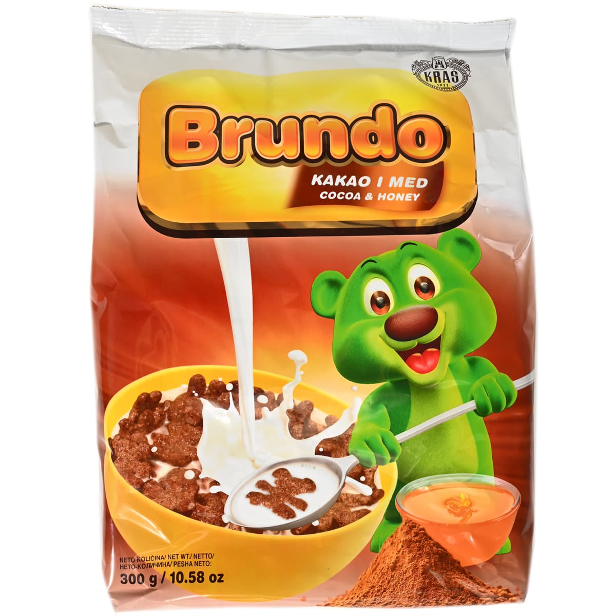 Žitarice Brundo Kakao i med 300 g Akcija u trgovini Boso