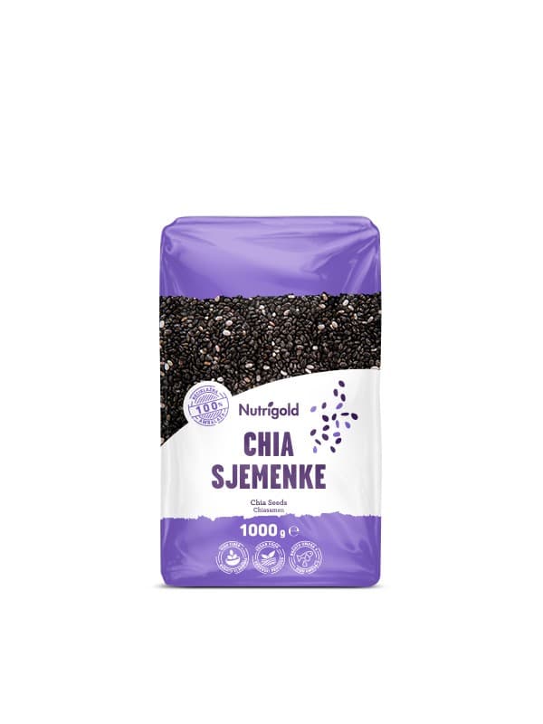 Nutrigold chia sjemenke 1000 g Akcija u trgovini Bipa