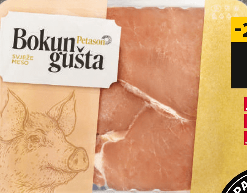 Petason Svinjska leđa 550 g Akcija u trgovini Tommy