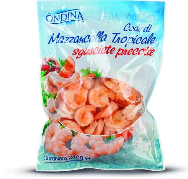 Ondina repovi tropskih kozica 240 g Akcija u trgovini Eurospin