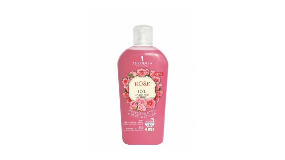 Gel za tuširanje Rose 1 l Afrodita Akcija u trgovini KTC