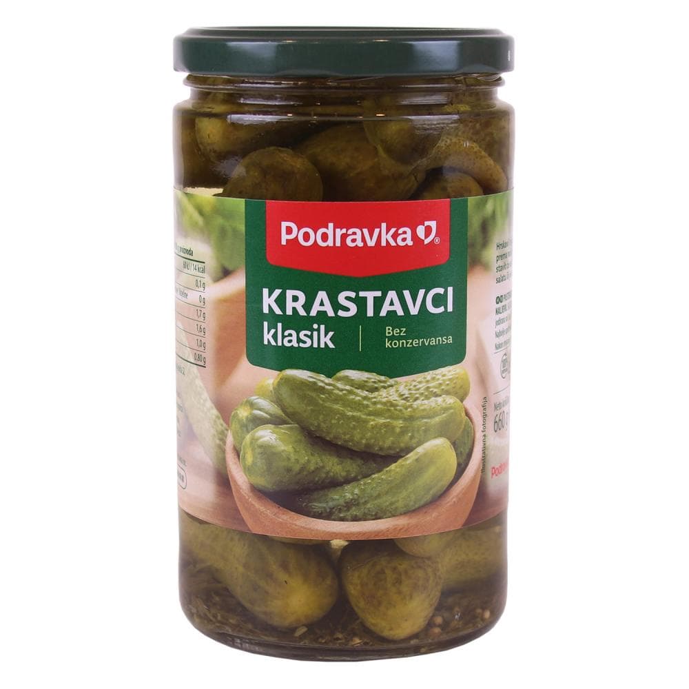 Podravka Krastavci delikates 330/175g Akcija u trgovini Konzum