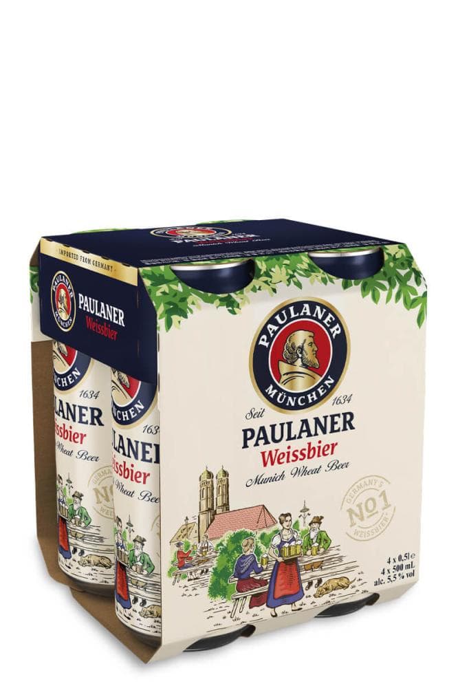 Pivo Paulaner 4 x 0,5 L Akcija u trgovini Spar