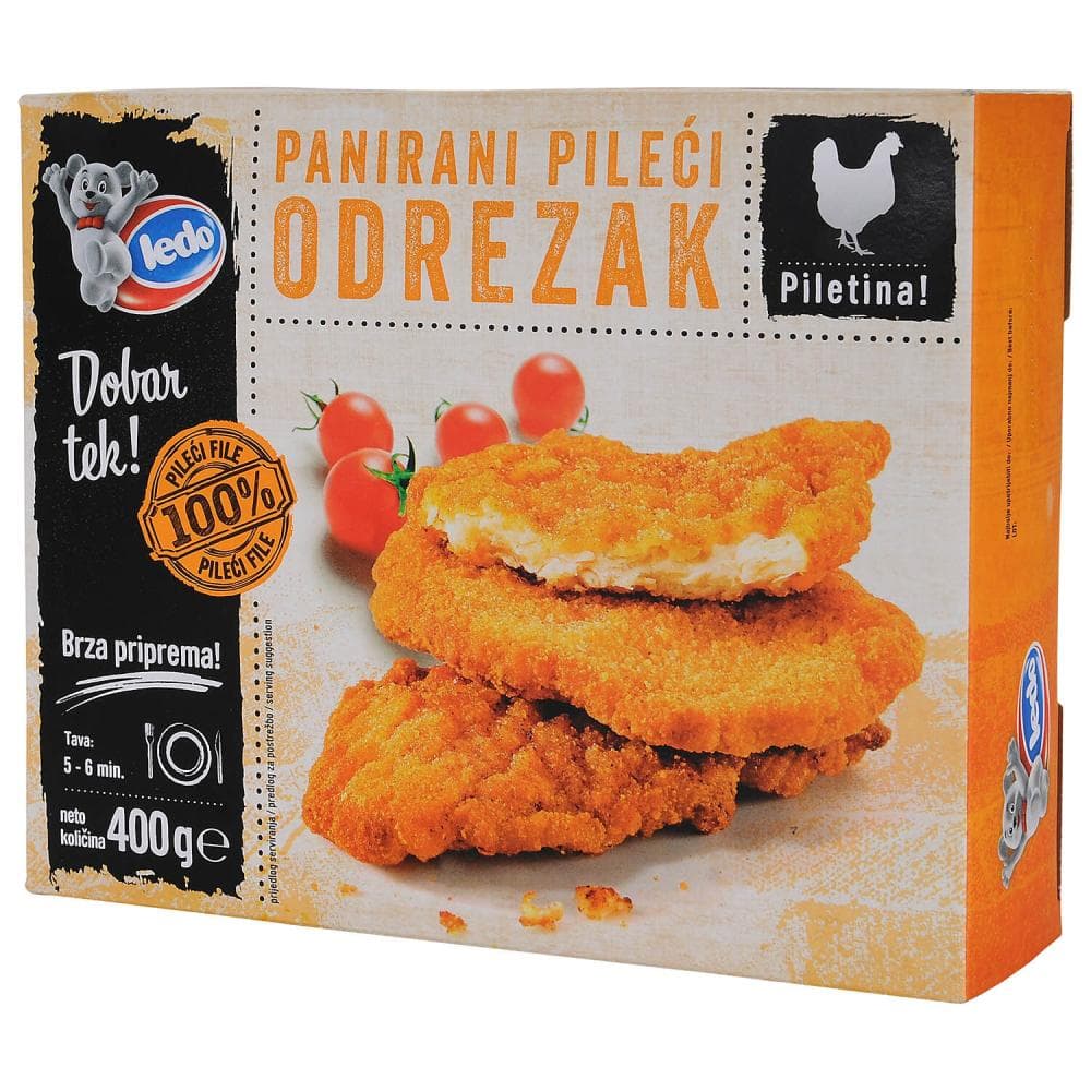 Panirani pileći odrezak 400g Ledo Akcija u trgovini KTC