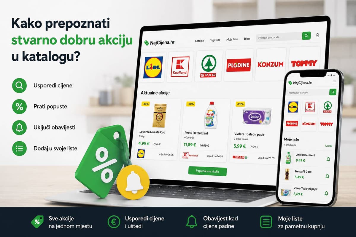 Kako prepoznati stvarno dobru akciju u katalogu?