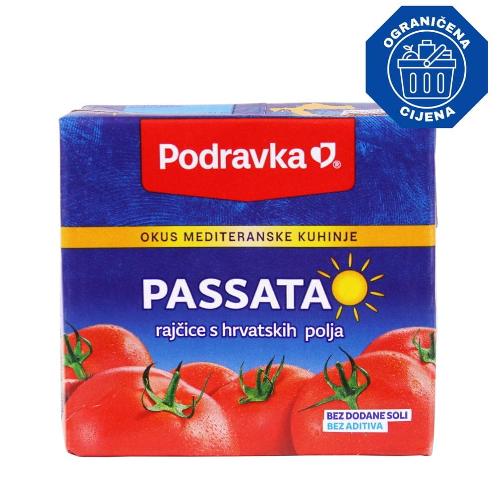 Pasirana rajčica Podravka 500 g Akcija u trgovini Spar