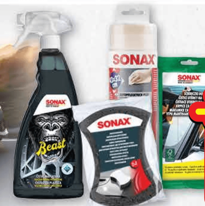 Sonax odabrani proizvodi Akcija u trgovini Plodine
