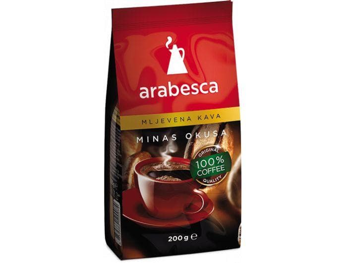 Arabesca Minas kava mljevena 200 g Akcija u trgovini Tommy