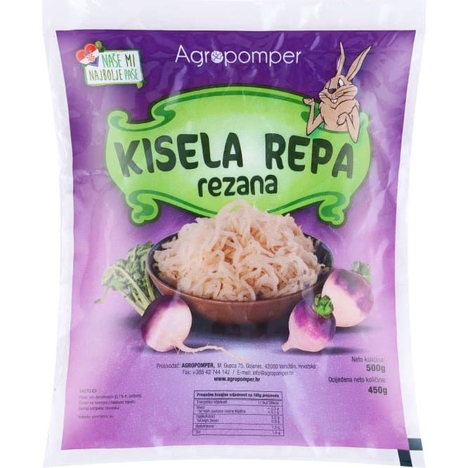 Kisela repa 500g: Akcija (Eurospin) 29.12