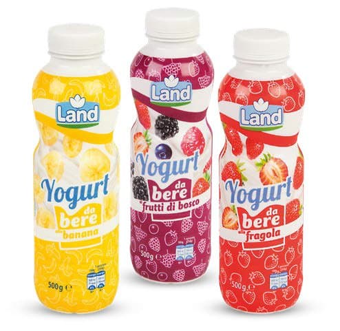 Land jogurt tekući voćni 500 g Akcija u trgovini Eurospin
