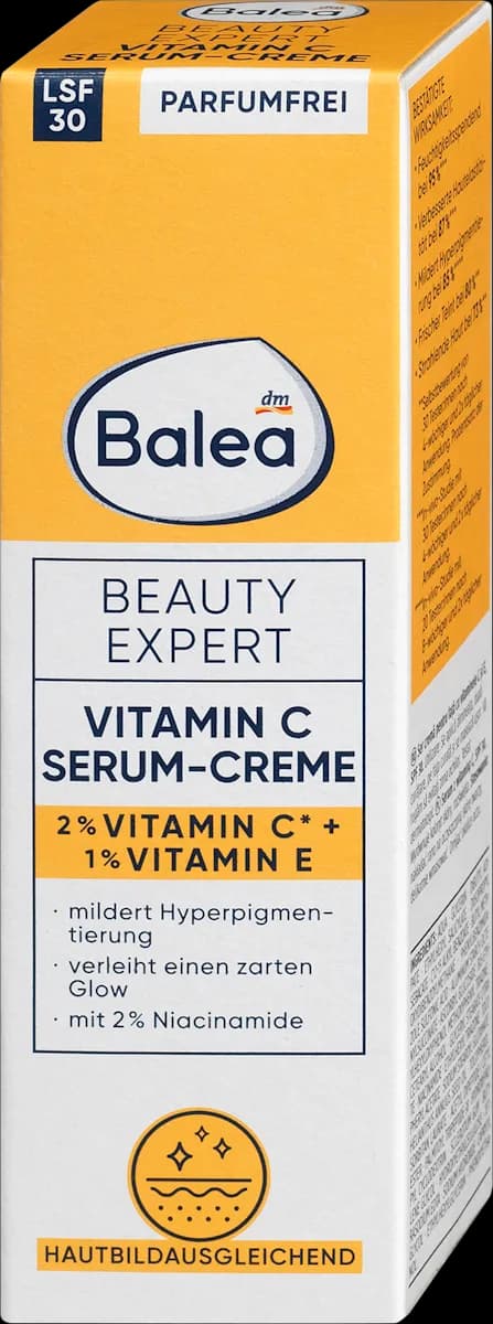 Balea Beauty Expert serum-krema s vitaminom C i E SPF 30 50 ml Akcija u trgovini Dm