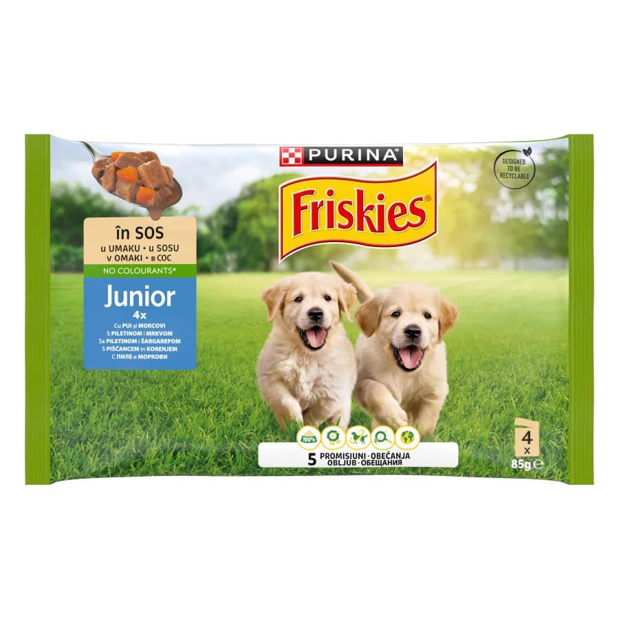 Friskies mokra hrana za pse 4 x 85 g Akcija u trgovini Lidl