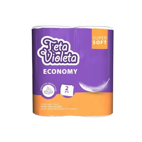 Ručnik papirnati Economy Violeta 2 kom Akcija u trgovini NTL
