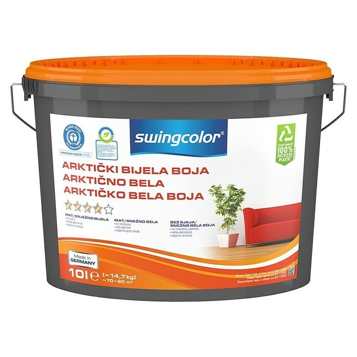 Swingcolor Mix snježno bijela boja Basis 2 ili 4 2,5 l Akcija u trgovini Bauhaus