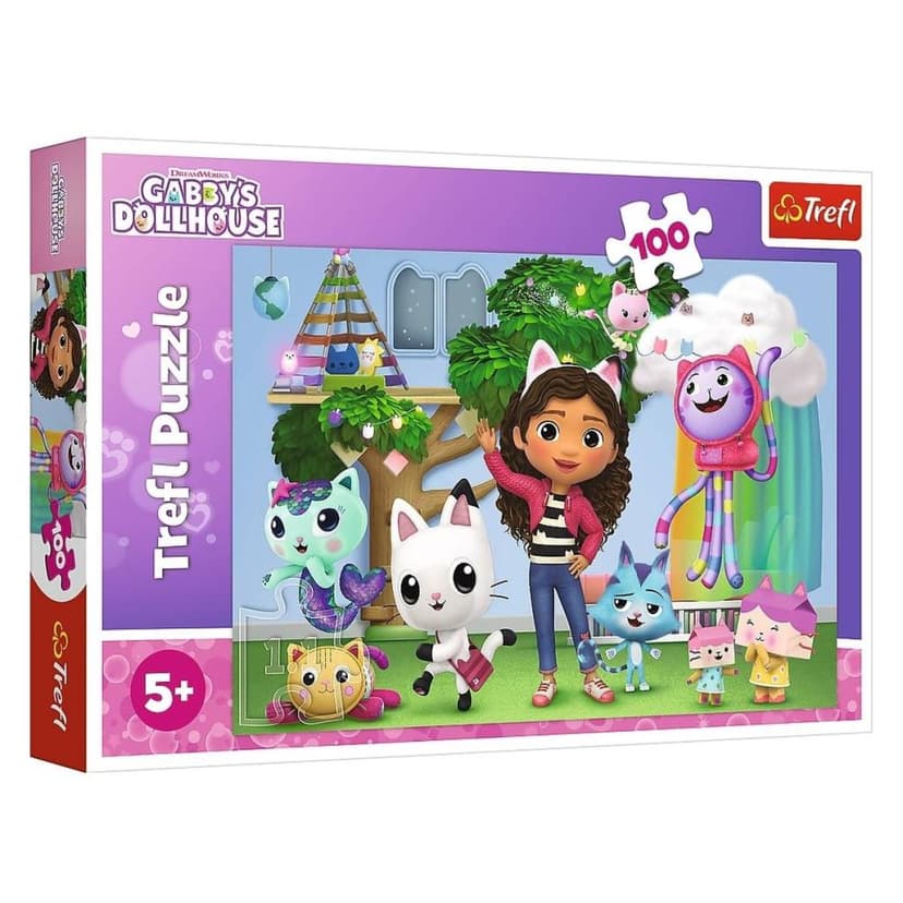Puzzle Gabby's Dollhouse 100: Akcija (Interspar) 22.10.