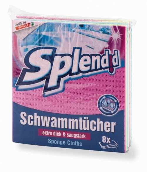 Spužvaste krpe Splendid 8 kom Akcija u trgovini Spar