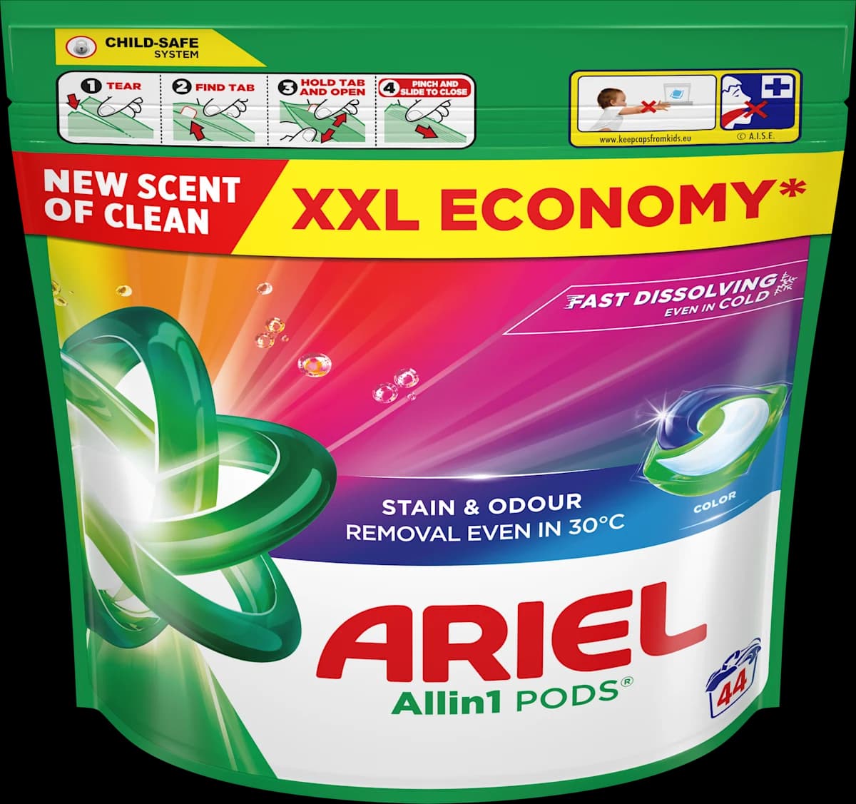 Ariel kapsule color 44 kom Akcija u trgovini KTC