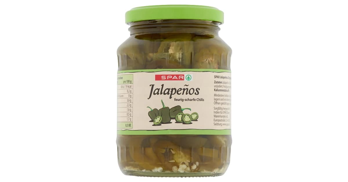 Papričice jalapeños 340 g Spar Akcija u trgovini Spar