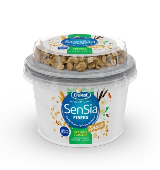 Sensia jogurt vanilija +granola 190 g Akcija u trgovini Gavranović