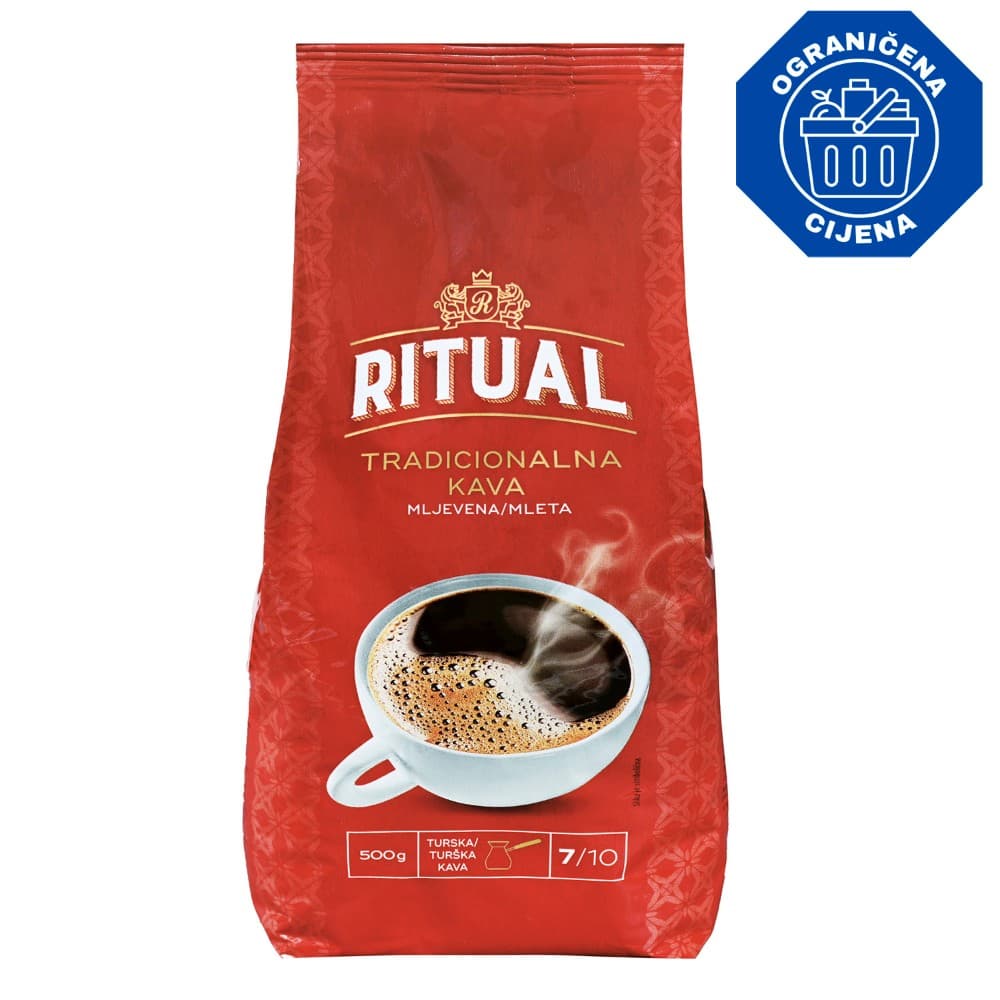 Ritual kava mljevena 500 g Akcija u trgovini Konzum