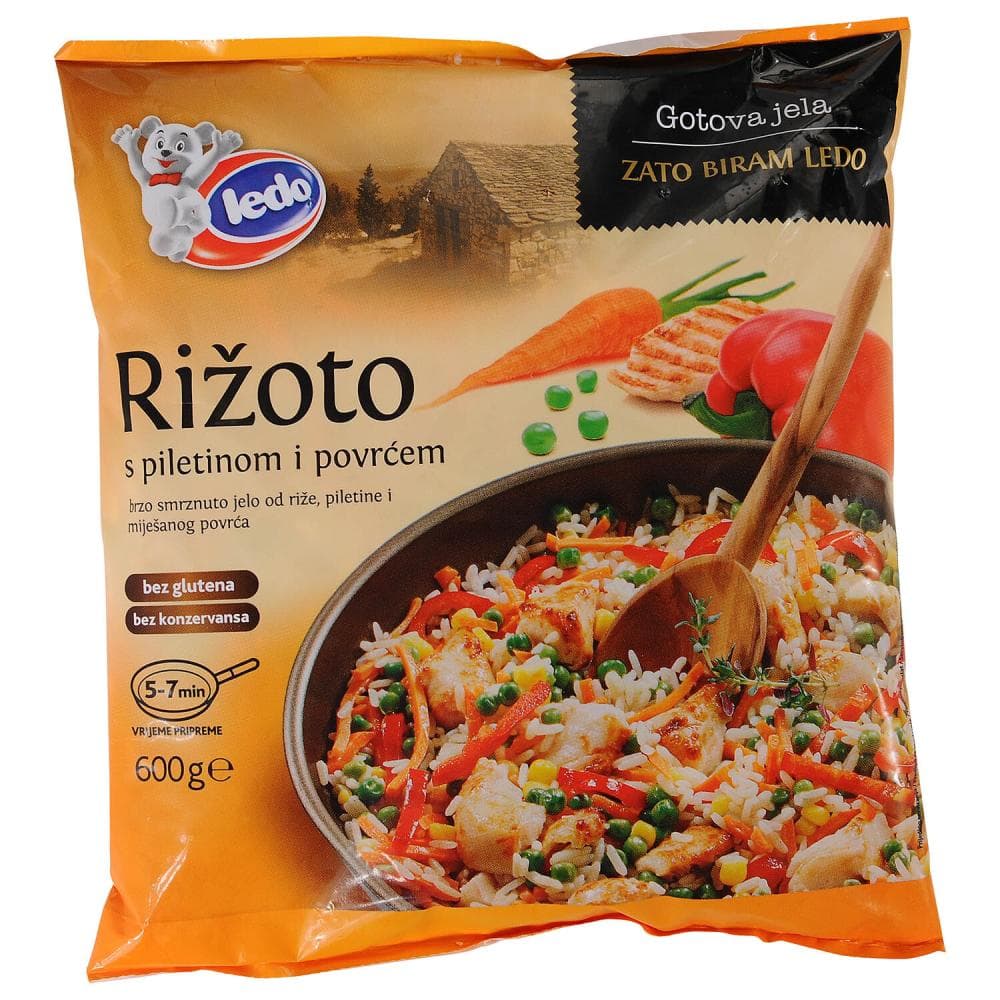 Ledo Rižoto s piletinom i povrćem ili s plodovima mora 600 g Akcija u trgovini Tommy