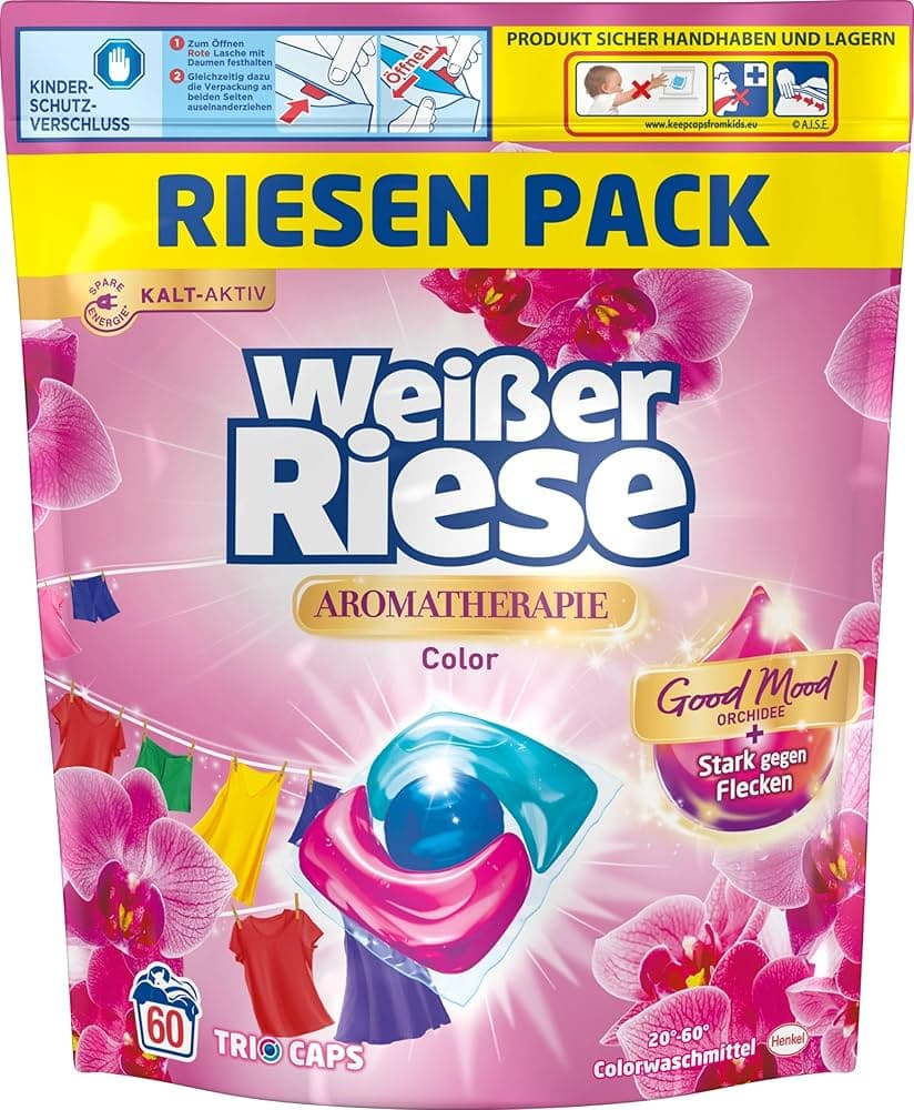 Weisser Riese Orchid kapsule za pranje rublja 120 kom Akcija u trgovini Bipa