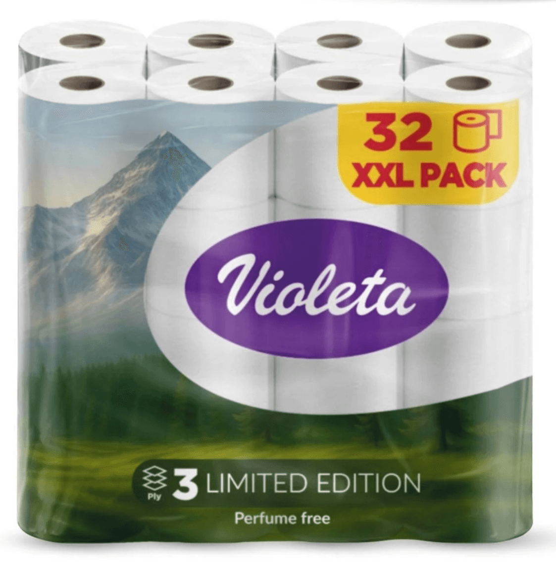 Toaletni papir Violeta Limited 32 role Akcija u trgovini Spar