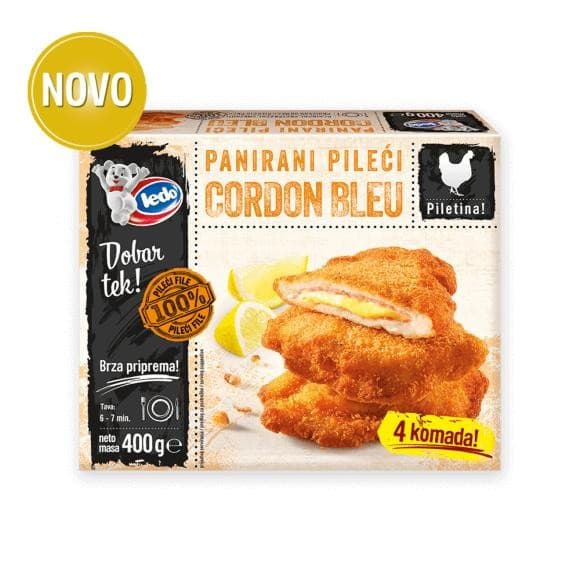 Ledo panirani pileći Cordon Blue 400g Akcija u trgovini Vrutak