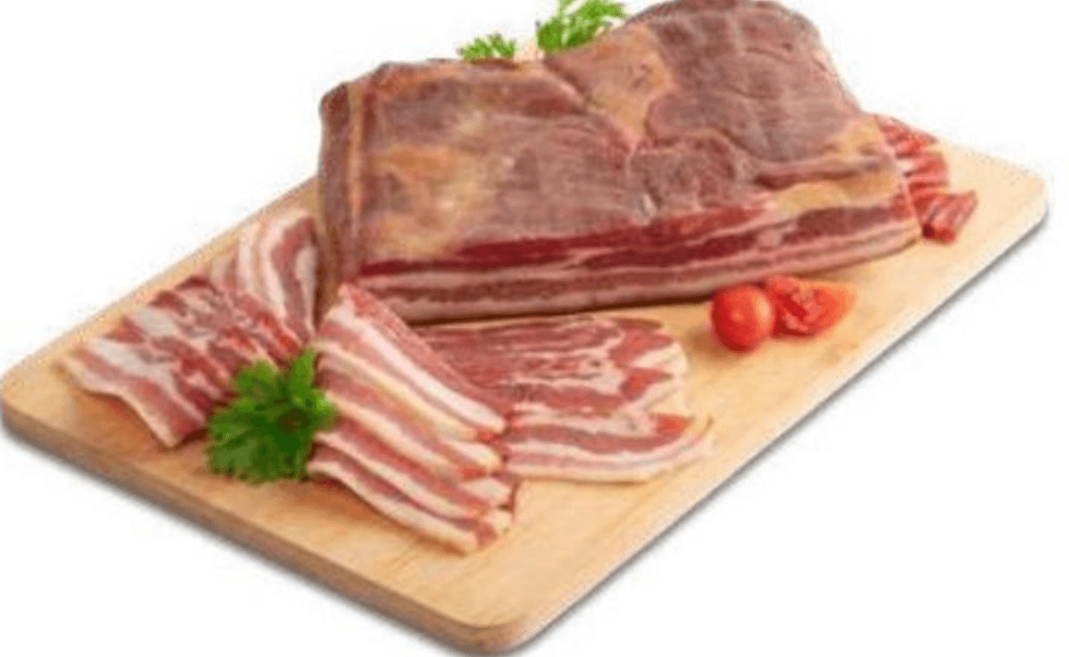 Domaća dimljena slanina 100 g Akcija u trgovini Eurospin