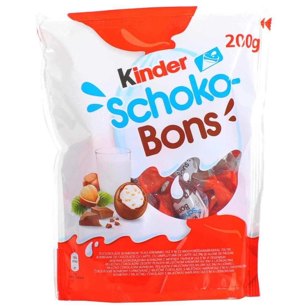 Schoko Bons white 200 g Kinder Akcija u trgovini NTL
