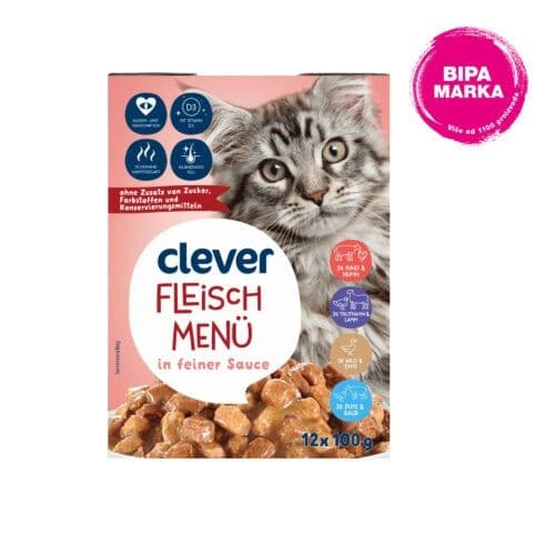 Clever hrana za mačke 12x100 g Akcija u trgovini Bipa