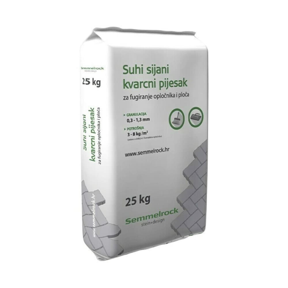 Semmelrock Suhi kvarcni pijesak 25 kg Akcija u trgovini Bauhaus