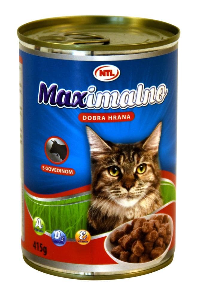 Maximalno hrana za mačke 415 g Akcija u trgovini NTL