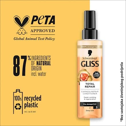 Gliss šampon/regenerator za kosu u spreju 400/200 ml Akcija u trgovini Bipa