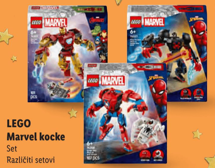 LEGO Marvel kocke Akcija u trgovini Lidl