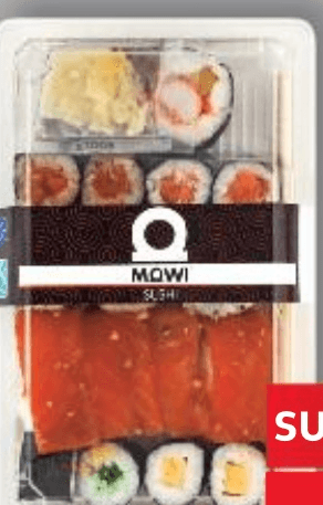 Mowi sushi set veliki 367,5 g Akcija u trgovini Kaufland