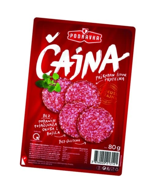 Podravka Čajna salama, Kulen narezak, 80 g. Akcija u trgovini Studenac