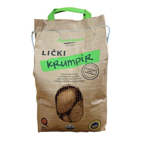 Domaći krumpir lički 2,5 kg Akcija u trgovini Spar