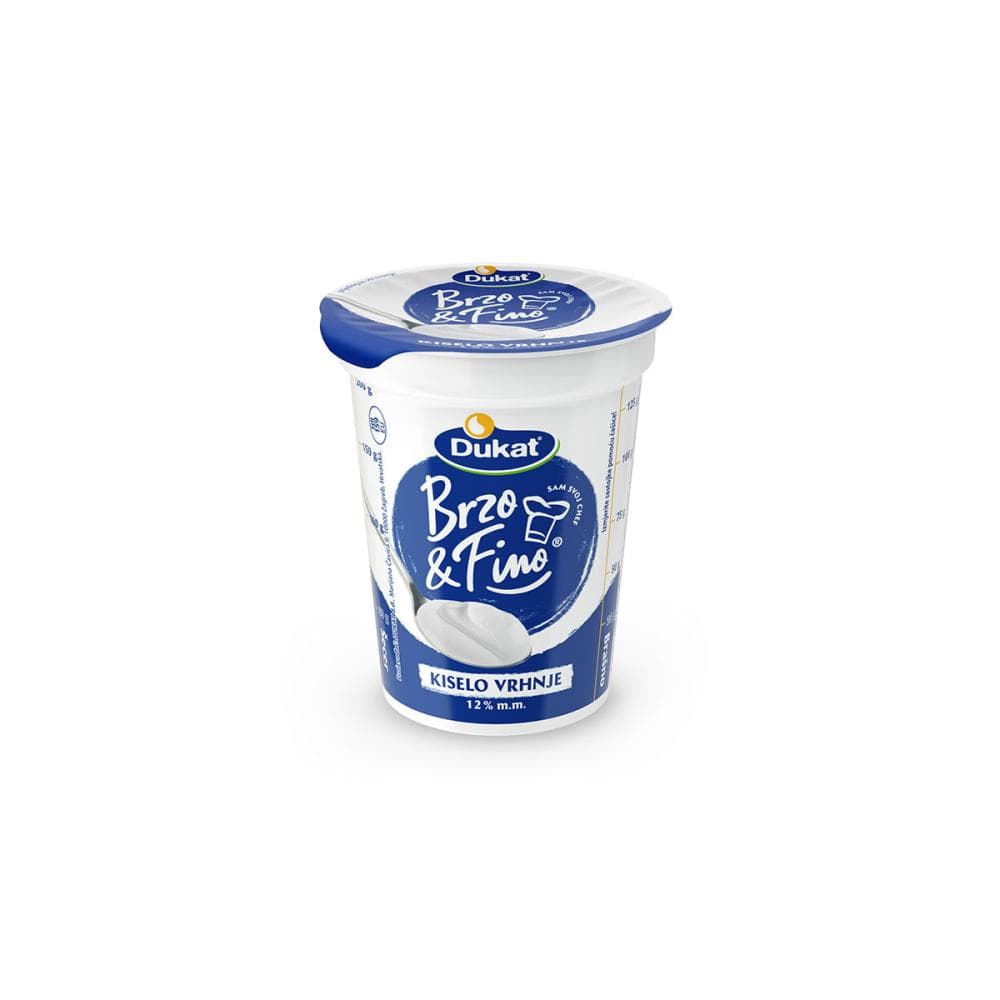 Brzo&Fino Kiselo vrhnje 200g Dukat Akcija u trgovini Konzum