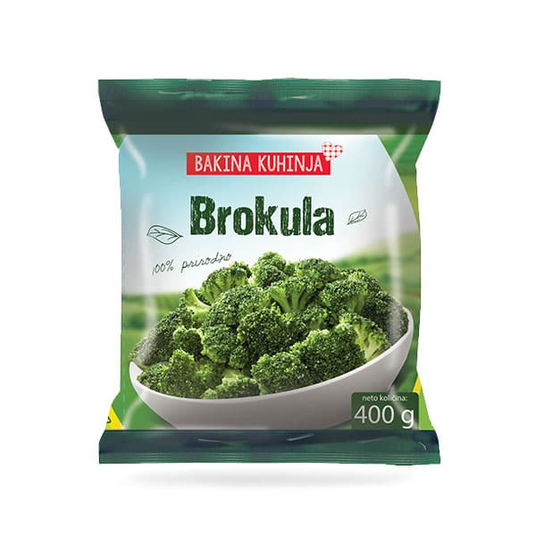 Brokula 400 g Bakina kuhinja Akcija u trgovini Stanić Diskont