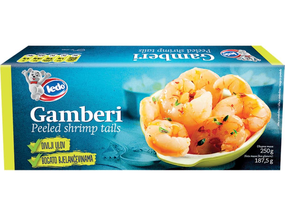 Ledo Gamberi 250 g Akcija u trgovini Tommy