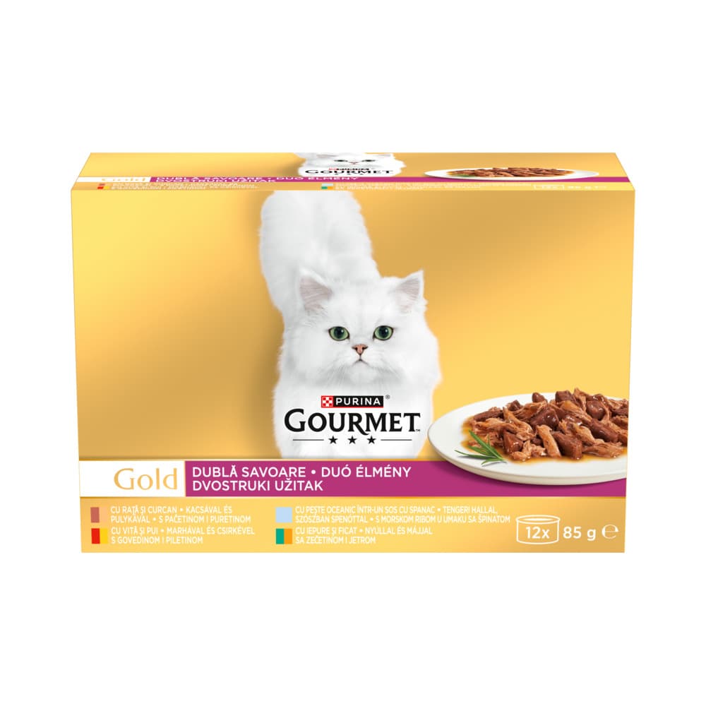 Gourmet Gold mokra hrana za mačke 12x85 g Akcija u trgovini Bipa