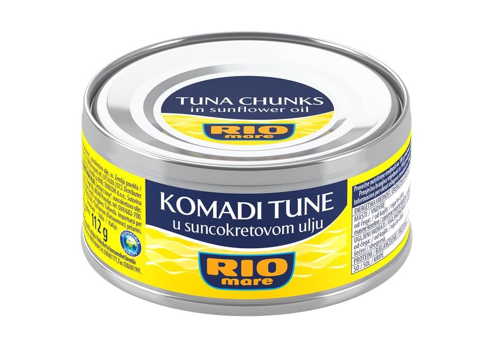 Rio Mare Tuna komadi u suncokretovom ulju ocijeđena masa: 160 g Akcija u trgovini 365 Market