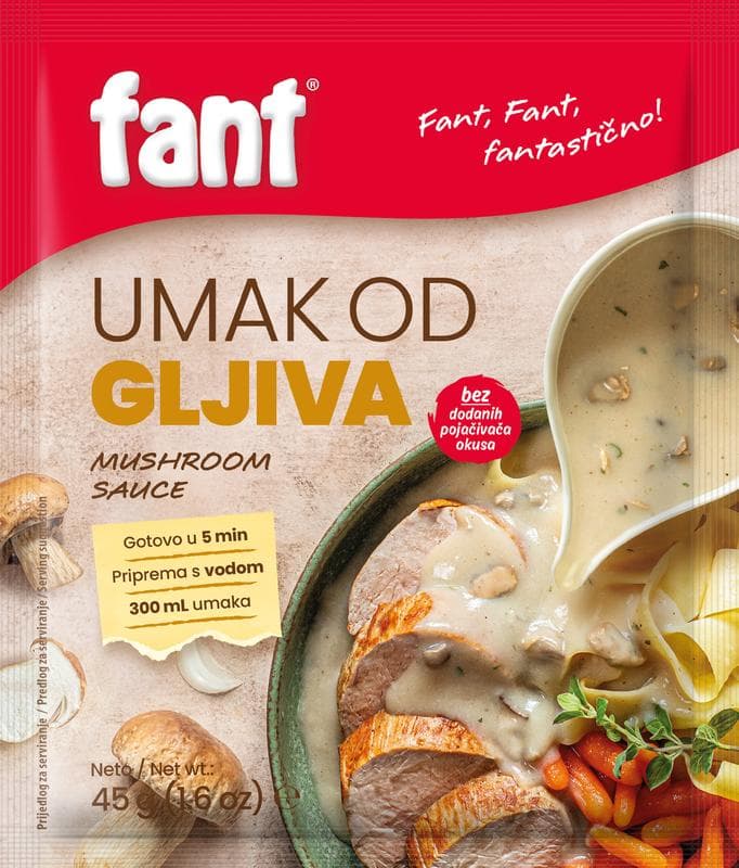 Podravka Fant umak od gljiva 45 g Akcija u trgovini Trgovina Krk