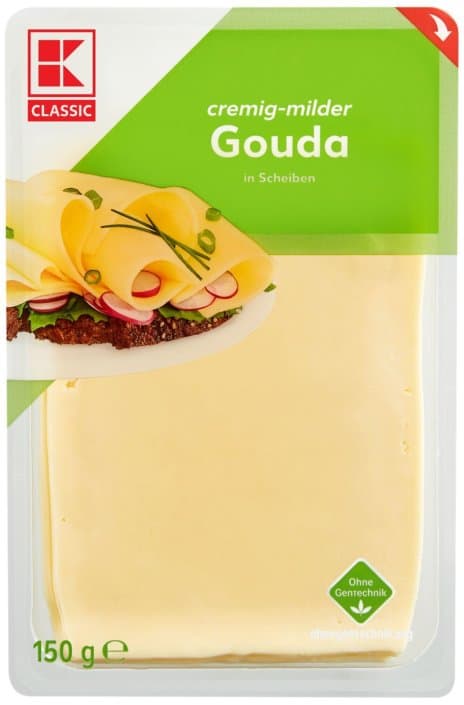Gouda ili Edamer rezani sir 150 g Classic Akcija u trgovini Kaufland