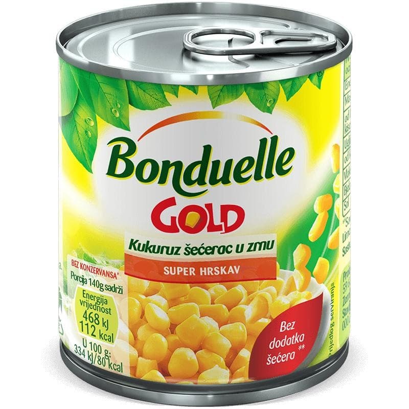 Bonduelle Kukuruz šećerac 340 g - ocijeđene mase 285 g Akcija u trgovini Gavranović